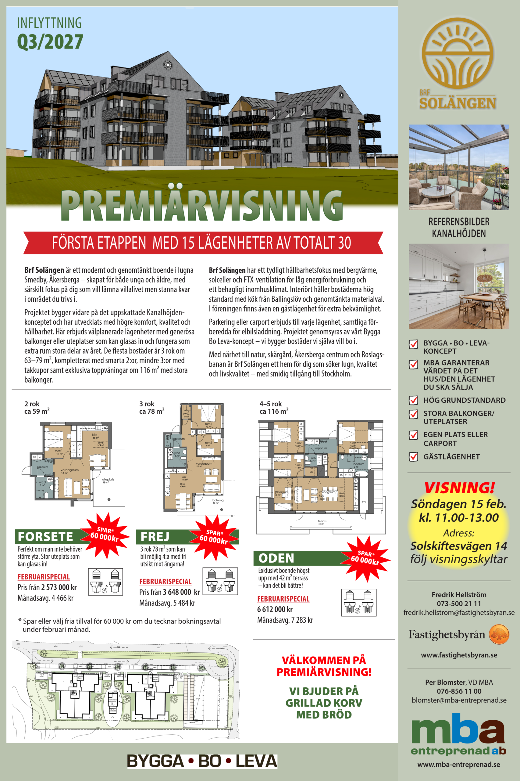Solängen Annons i Kanalen i februari 2026